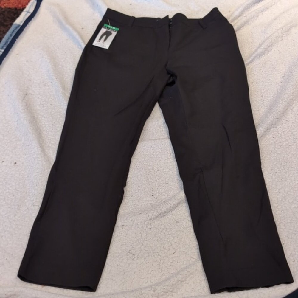 Sz 12 Talbots Black Dress Style Pants